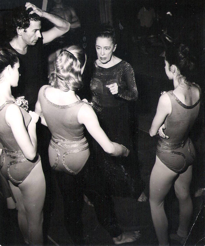 Nocturne Center: Martha Graham, Ruth Lerman - Photographer Unknown