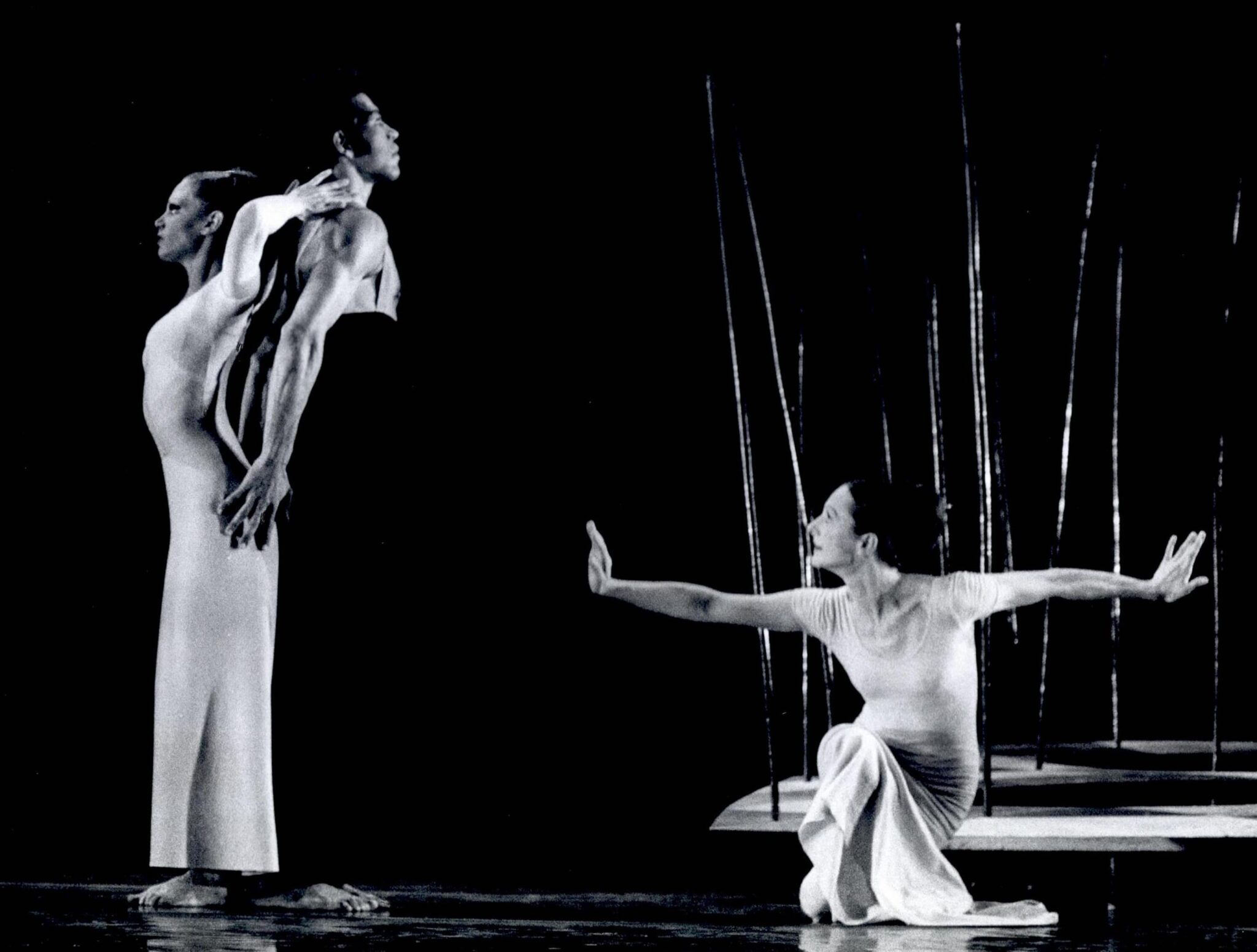 הגן אחוז המלחמה רנה שינפלד, דרק לינטון ואסתר נדלר. צילום: יעקב אגור