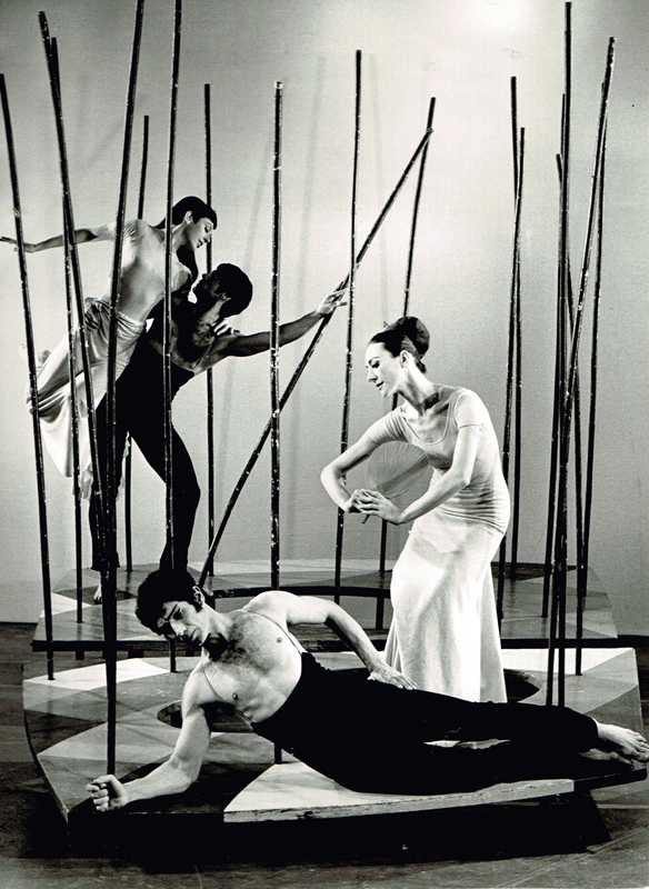 הגן אחוז המלחמה רנה שינפלד, אהוד בן דוד, לינדה הודס ומשה אפרתי. צילום:  מולה עשת