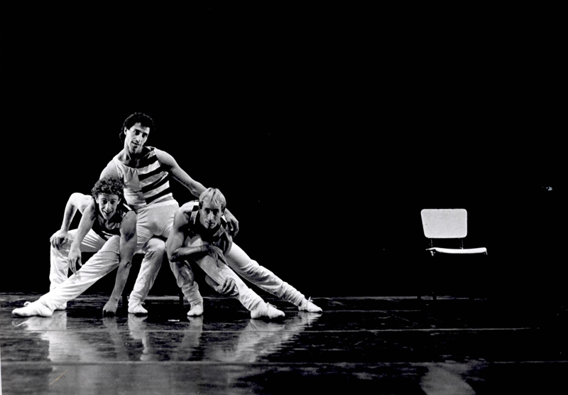 מחול קובני דוד דביר, חיים און, ריצ'רד אורבך - צילום: יורם רובין